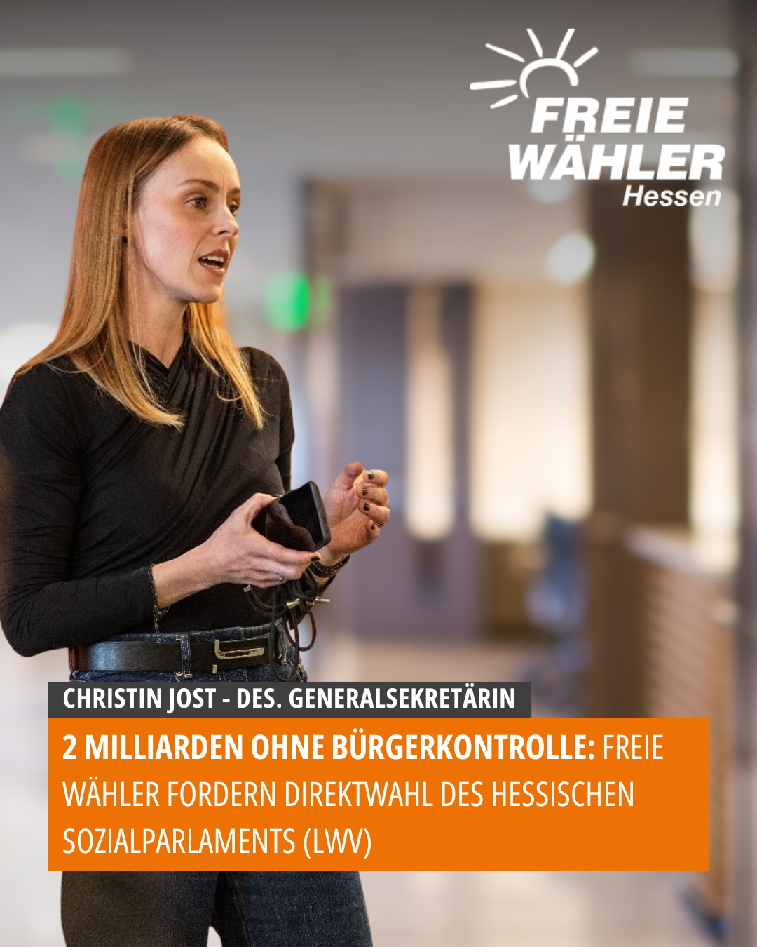 FREIE WÄHLER fordern Direktwahl des Sozialparlaments in Hessen