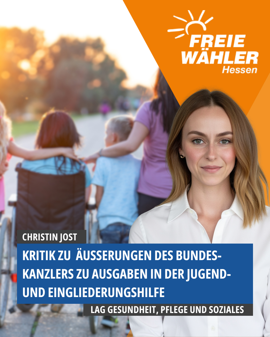 FW Kritik an Bundeskanzler zu Einsparung Sozialausgaben
