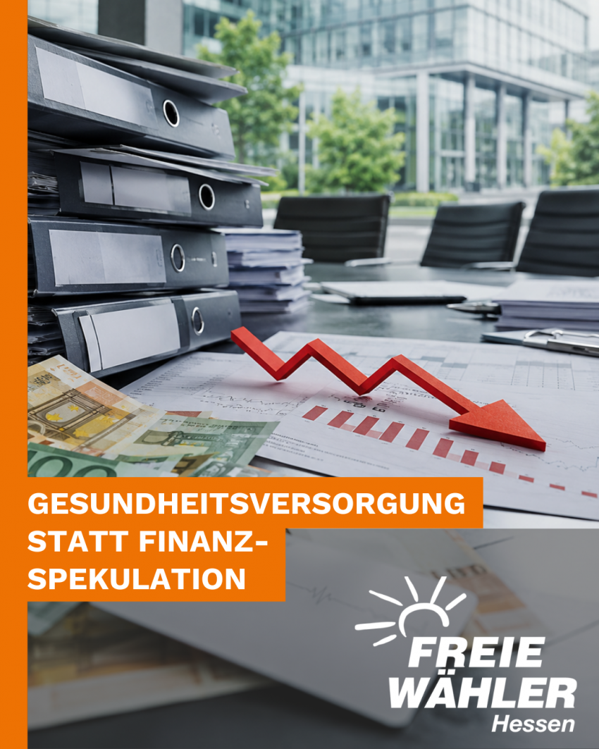 Beitragsgelder gehören in die Gesundheitsversorgung – FREIE WÄHLER Hessen fordern Aufklärung