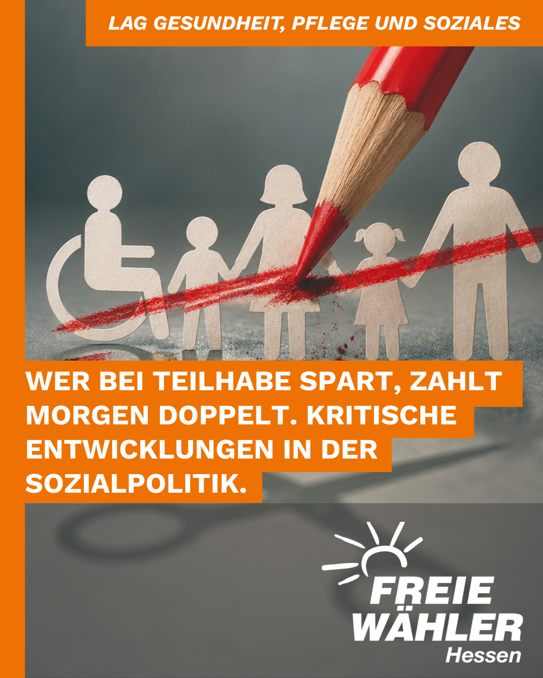 Einsparungen Sozialpolitik LAG Gesundheit, Pflege und Soziales